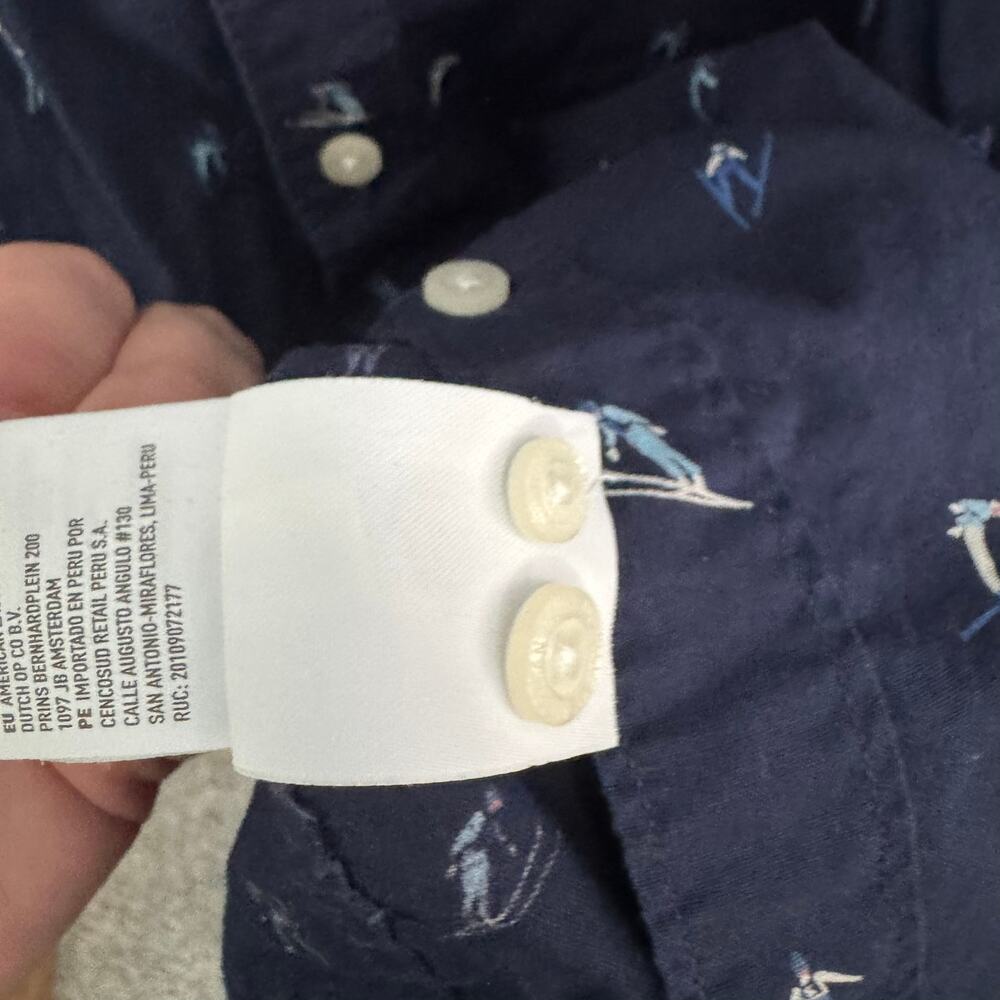 American Eagle Seriously Soft Button Down Shirt M… - image 7